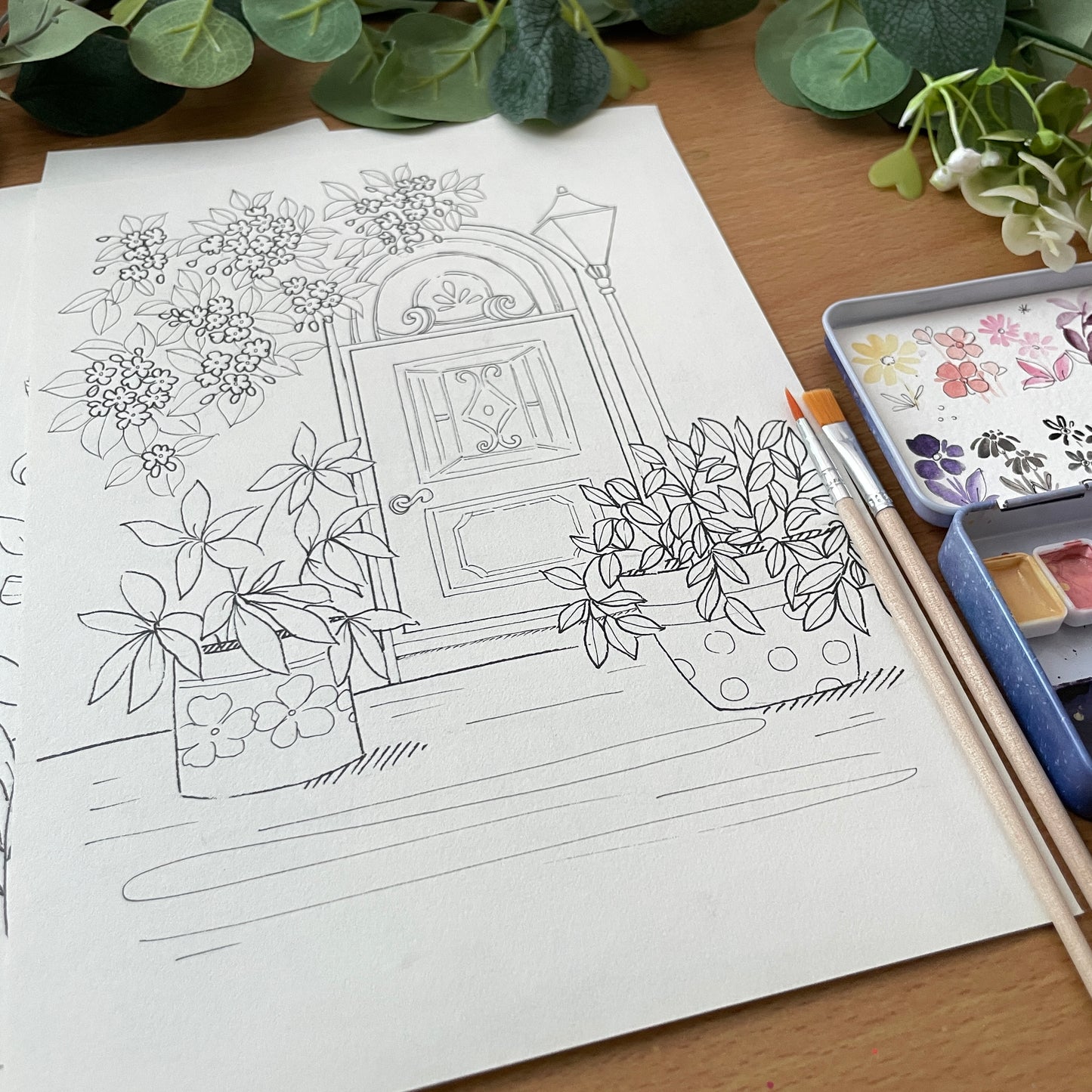 Coloring Pages Kit – Paint Outside the Lines
