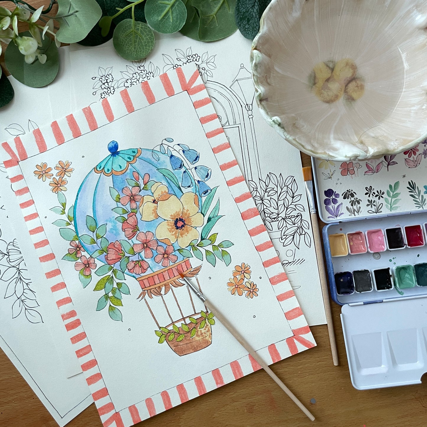 Coloring Pages Kit – Paint Outside the Lines