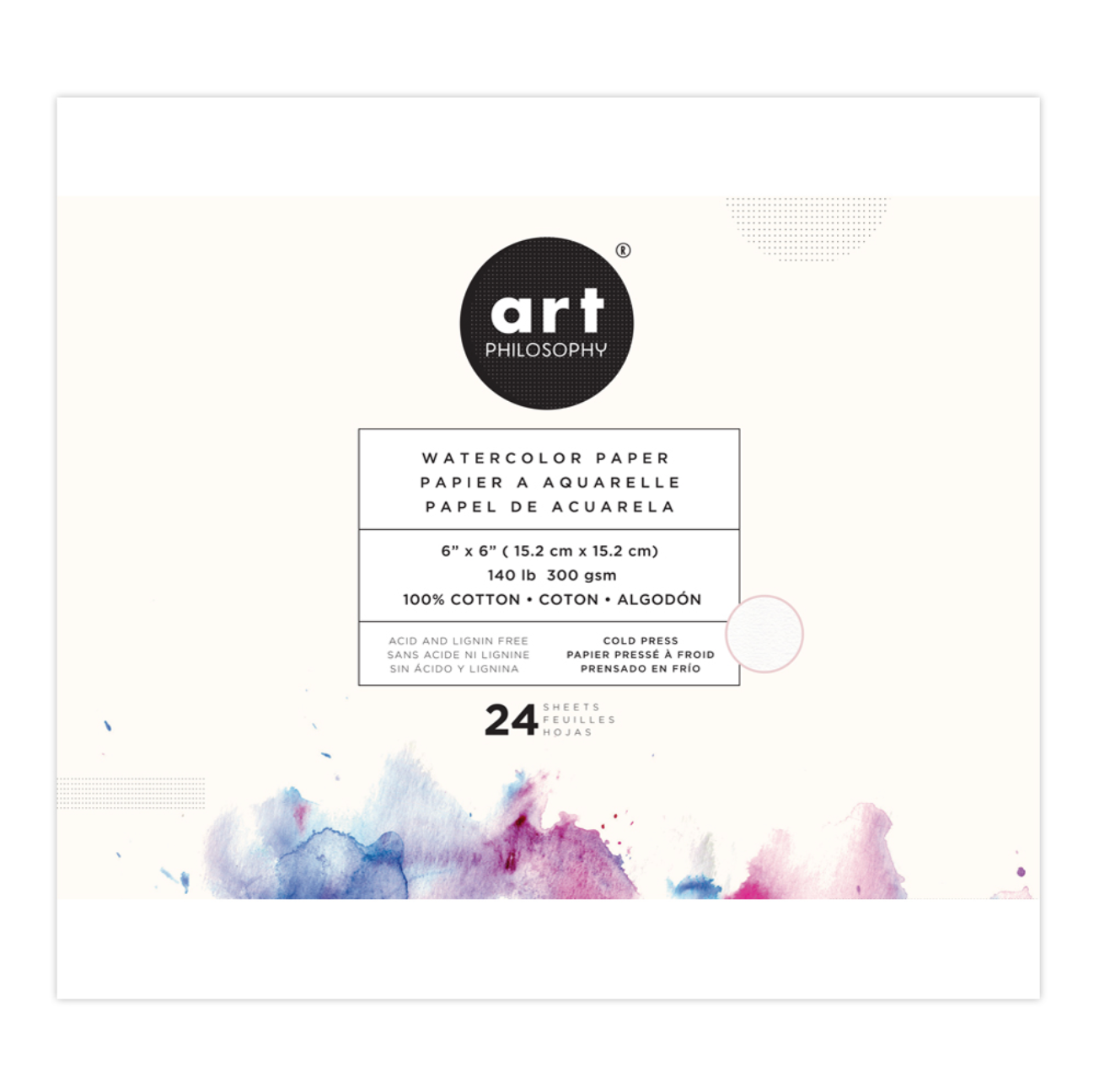 Beginner Watercolor Practice Paper 24 Sheets |