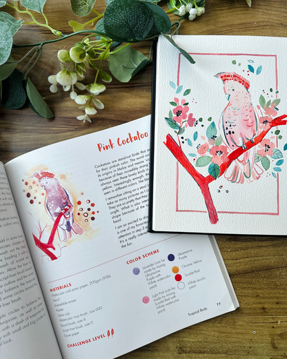 Vibrant Watercolor Birds — 24 Step-by-Step Projects