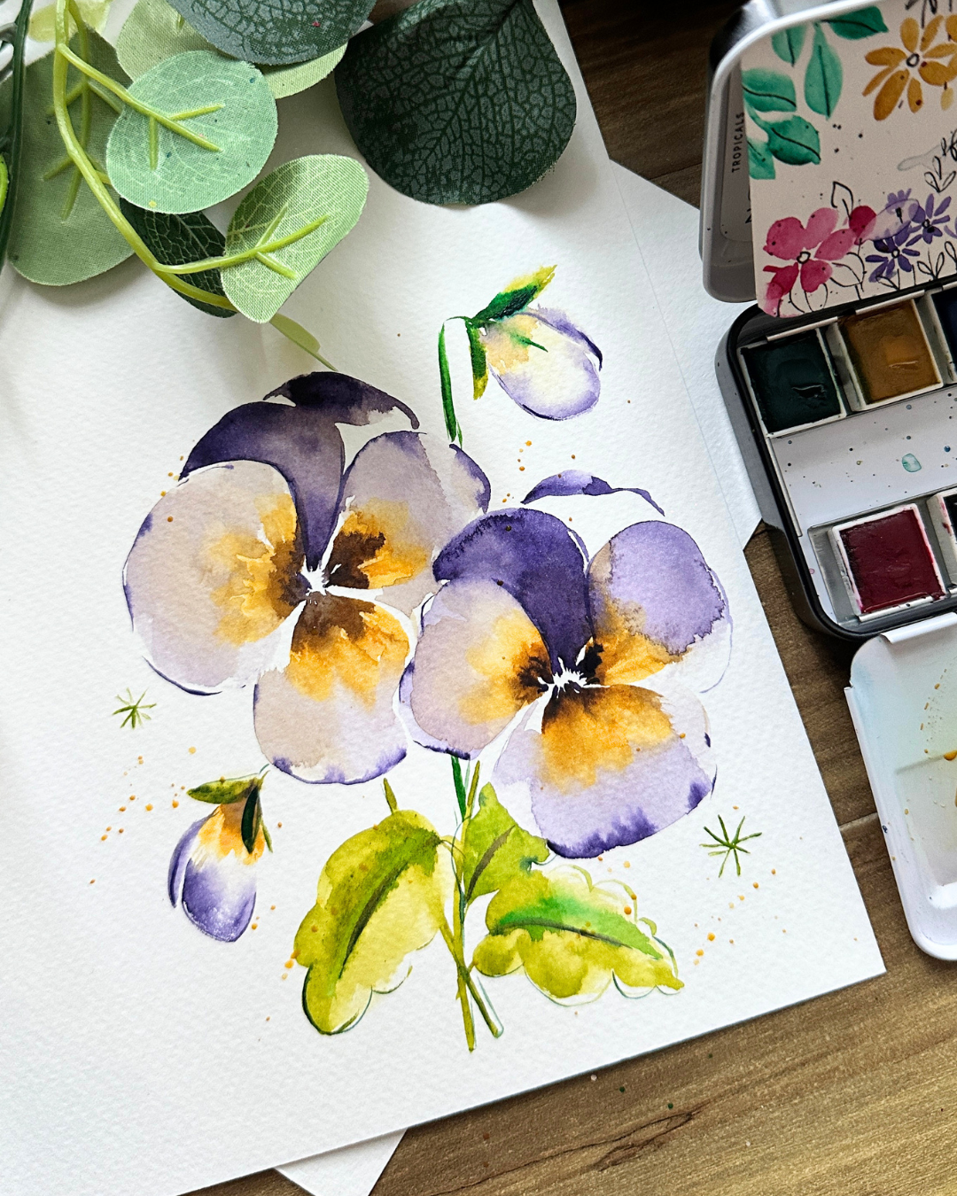 Tropicals Watercolor Starter Kit