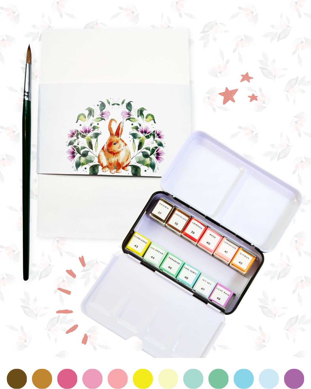 Pastel Dreams Watercolor Starter Kit