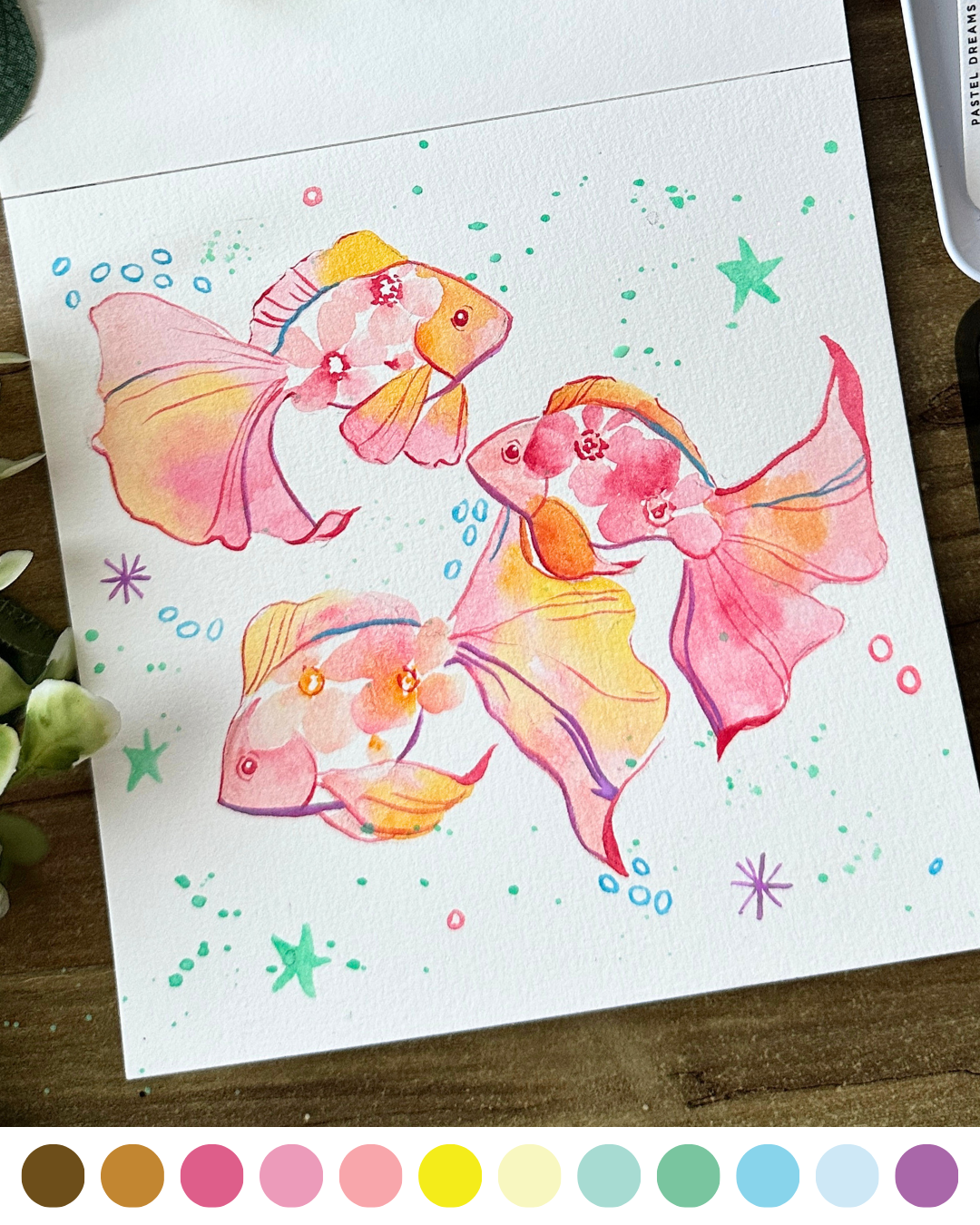 Pastel Dreams Watercolor Starter Kit