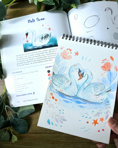 Vibrant Watercolor Birds — 24 Step-by-Step Projects