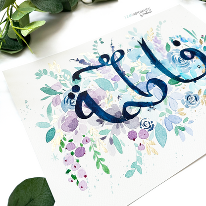 Personalized Watercolor Name Art — Made Just for You